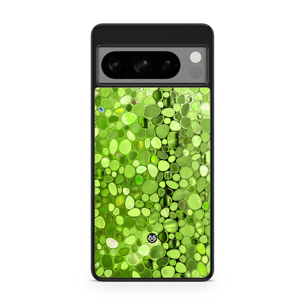 Google Pixel 8 Pro Case - Stained Glass Green