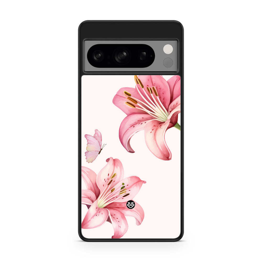 Google Pixel 8 Pro Case - WILD BLOOM - Pink Lily
