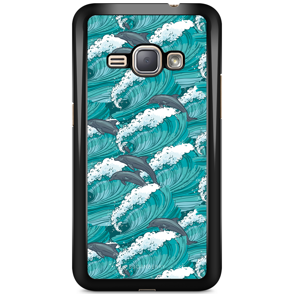 Samsung Galaxy J1 (2016) Case - Waves And Dolphins