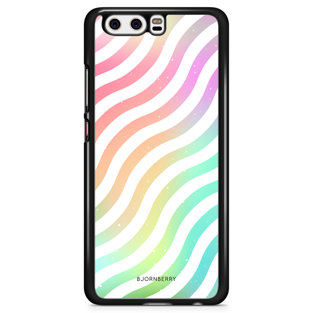 Huawei P10 Case - Wavy Rainbow