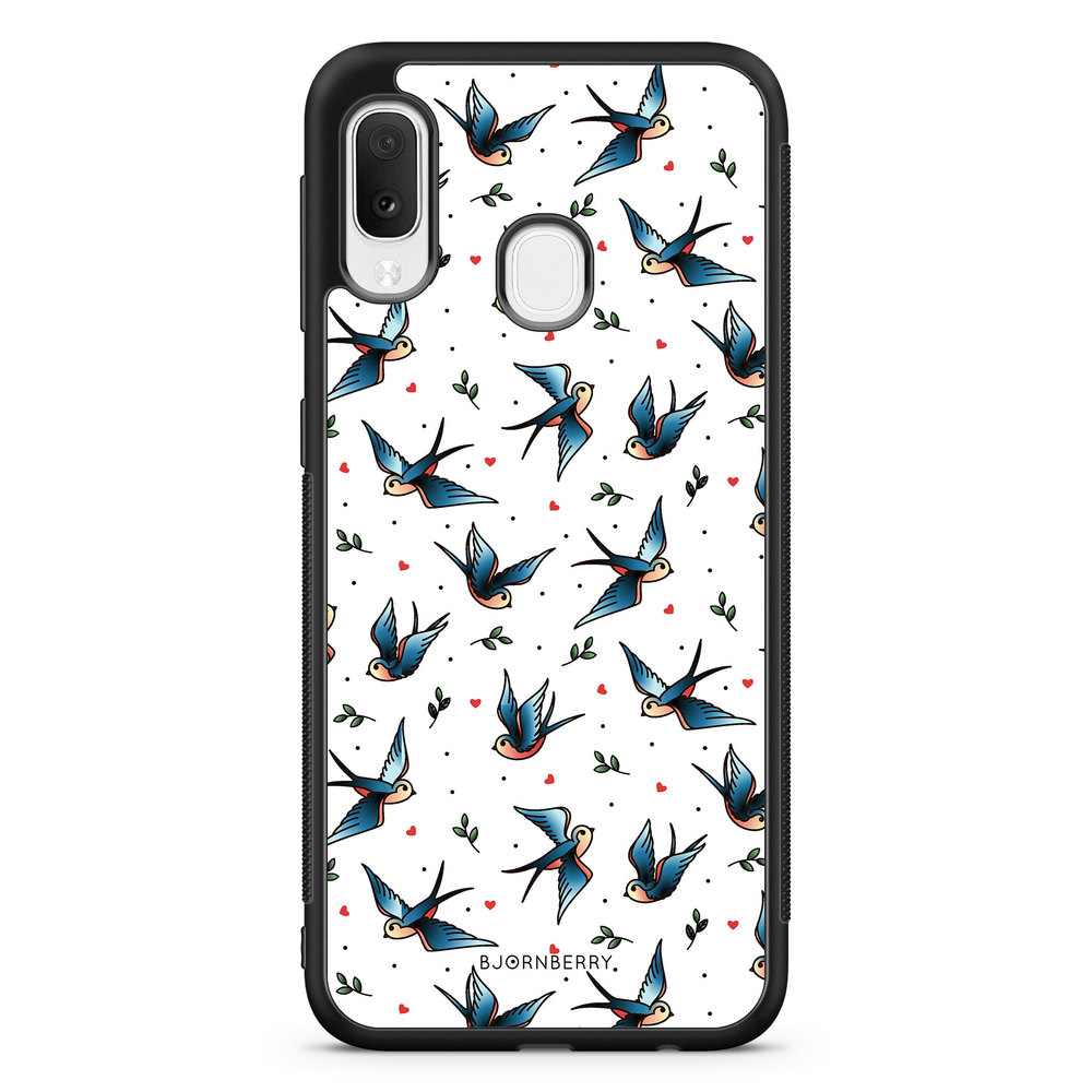 Samsung Galaxy A20e Case - Swallows
