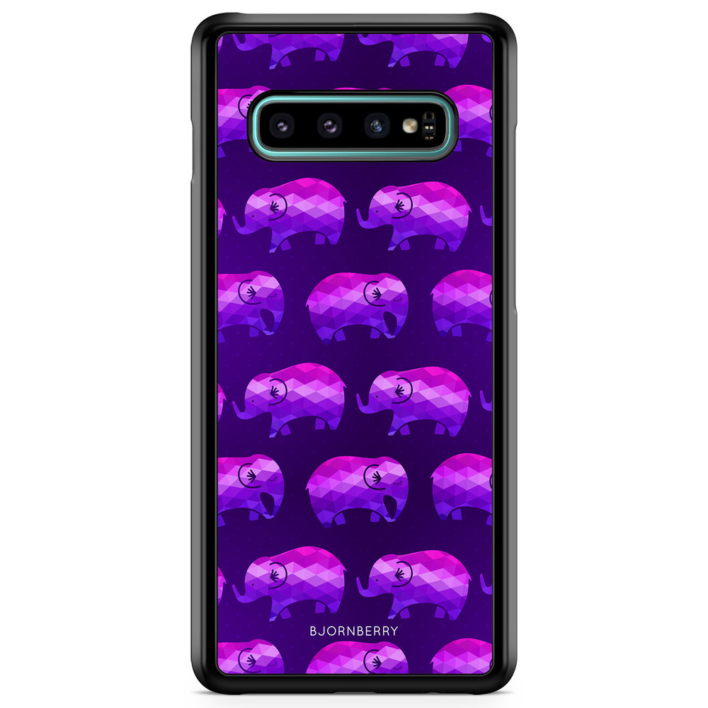 Samsung Galaxy S10 Plus Case - Purple Elephant
