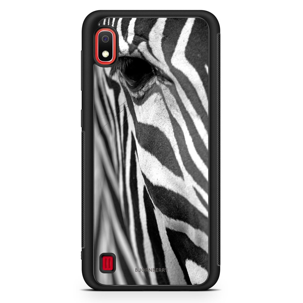Samsung Galaxy A10 Case - Zebra Eye
