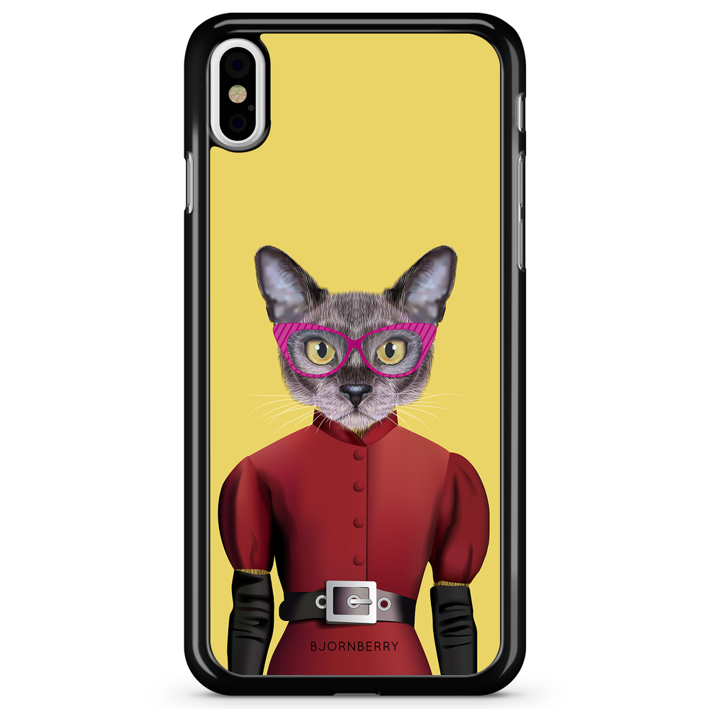 iPhone X / XS Case - Hipster Cat