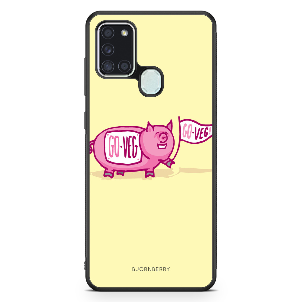 Samsung Galaxy A21s Case - Pink Pig