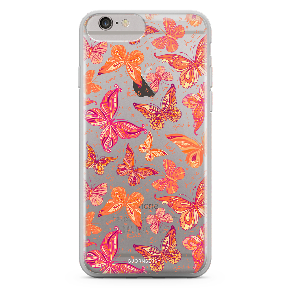 iPhone 6 Plus/6s Plus Fashion Case - Butterflies