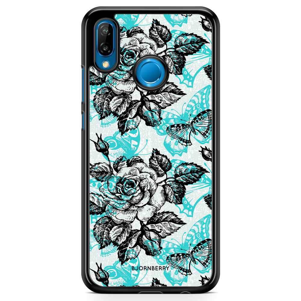 Huawei P20 Lite Case - Roses & Butterflies