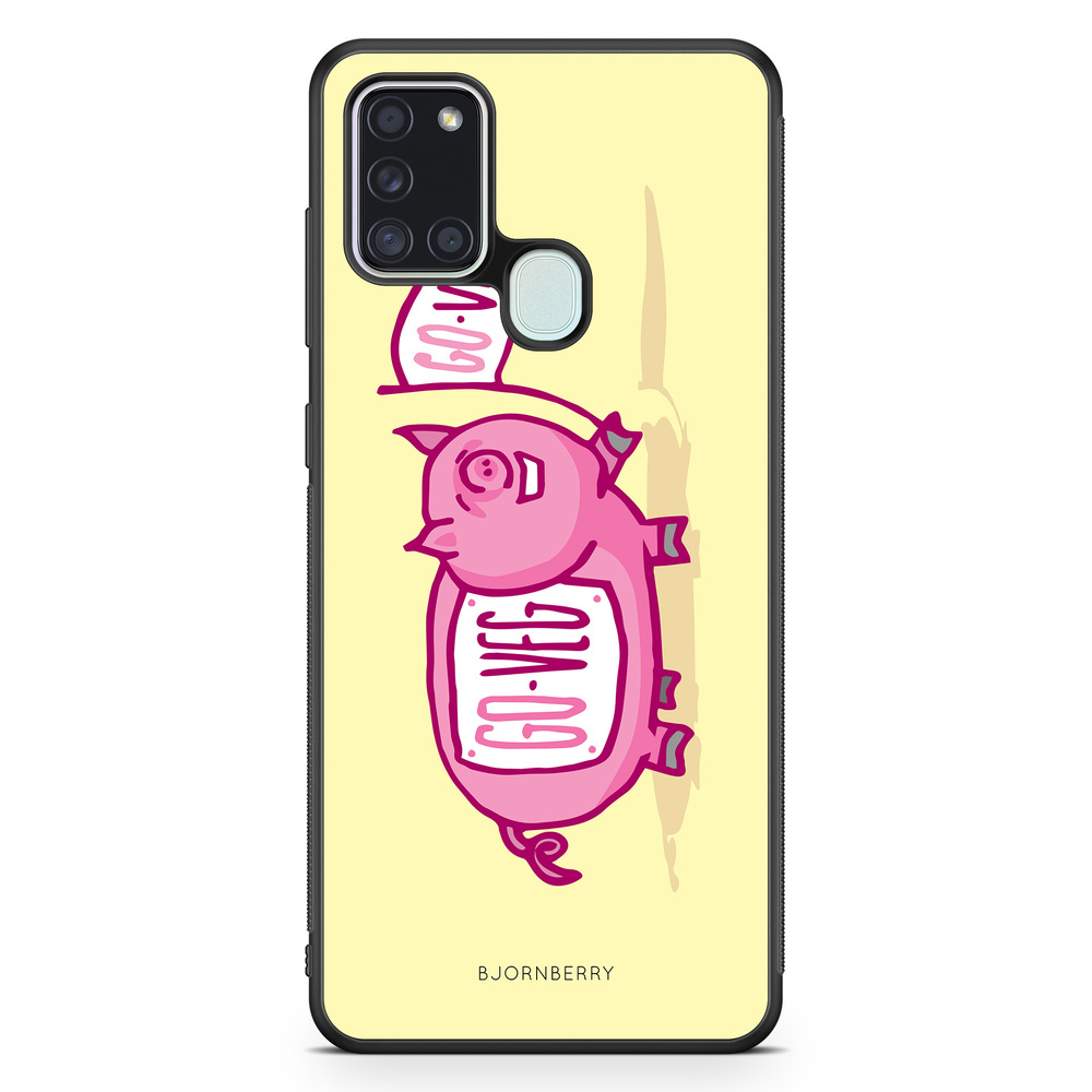 Samsung Galaxy A21s Case - Pink Pig