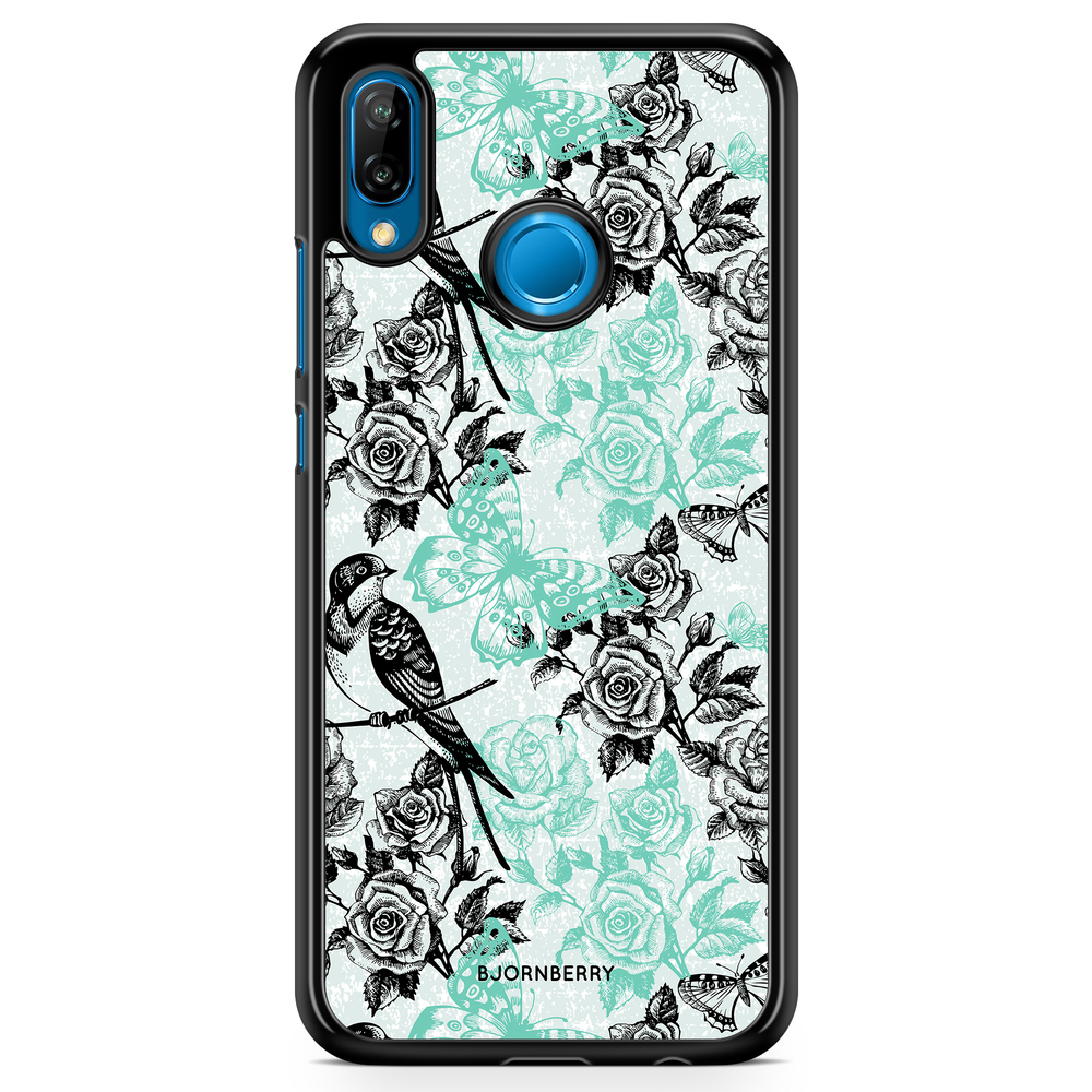 Huawei P20 Lite Case - Birds & Roses