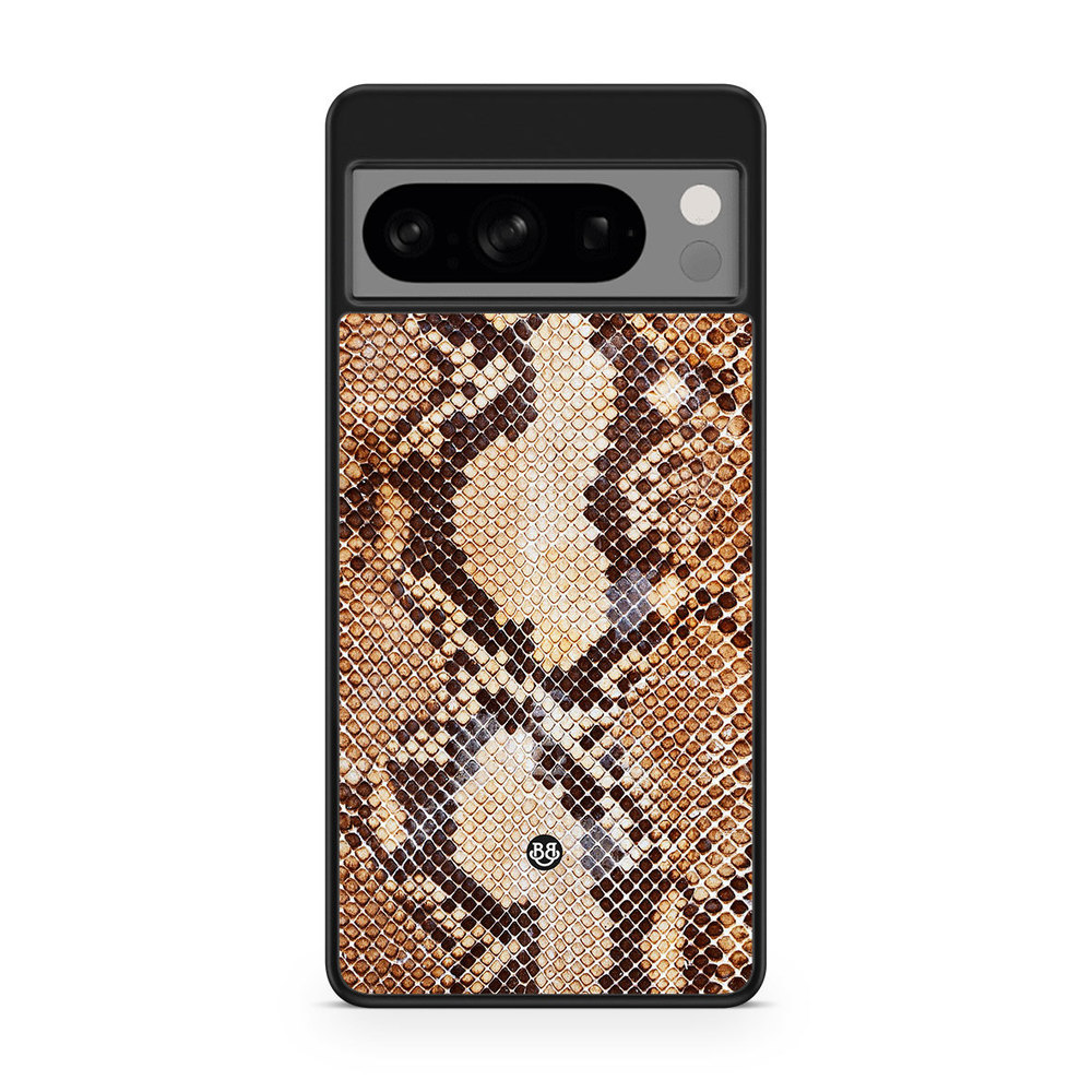 Google Pixel 8 Pro Case - Snakeskin Brown