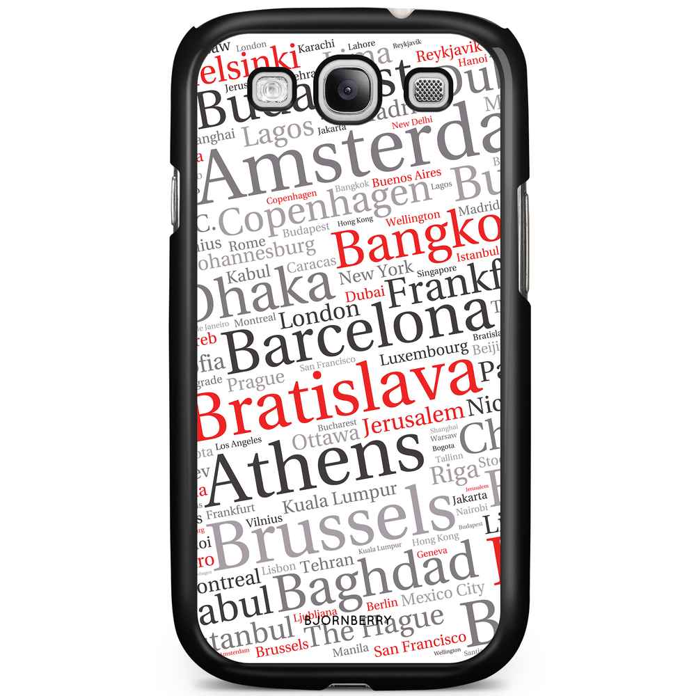 Samsung Galaxy S3 Mini Case - City Names
