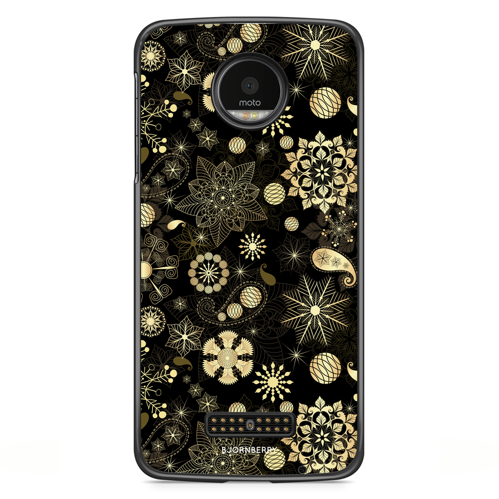 Motorola Moto Z Case - Christmas Glitter
