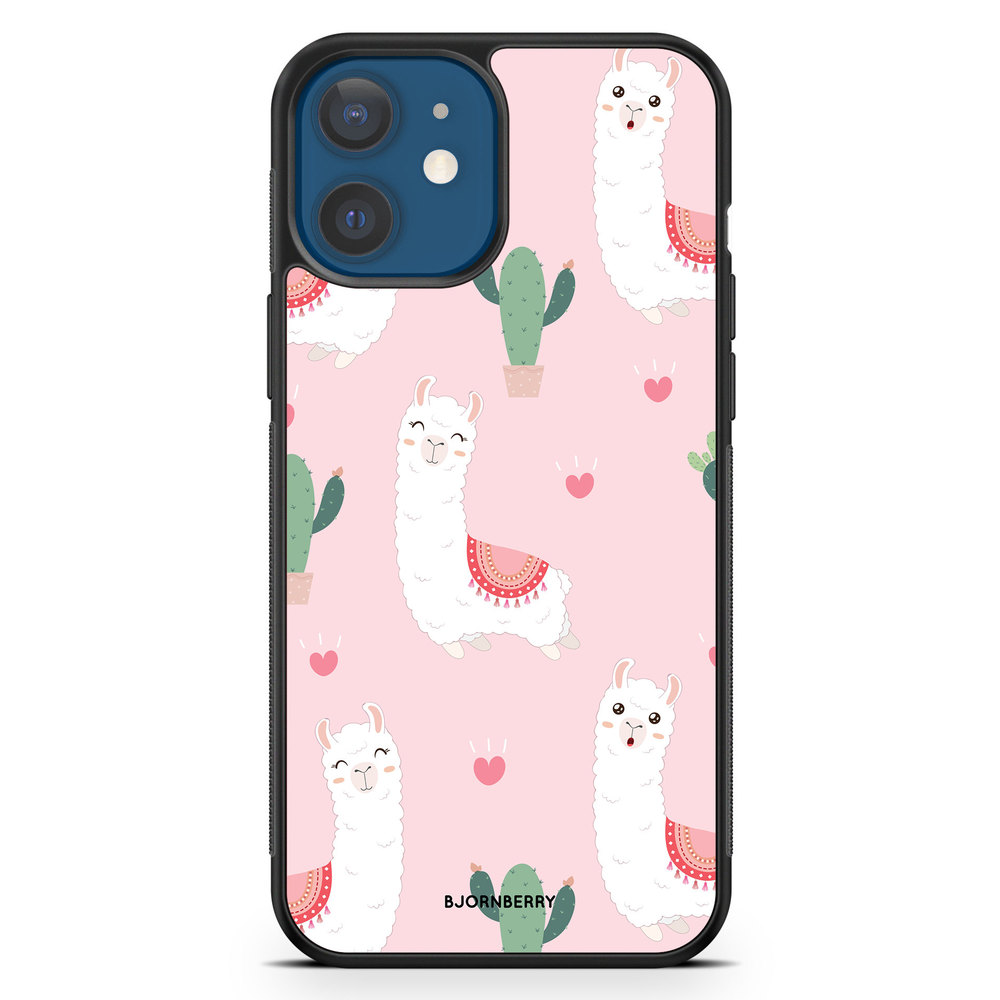 iPhone 12 Case - Llama Pattern