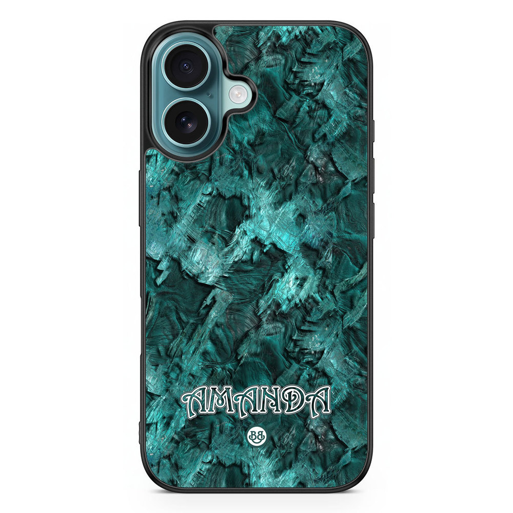 iPhone 16 Custom Case - Green Name