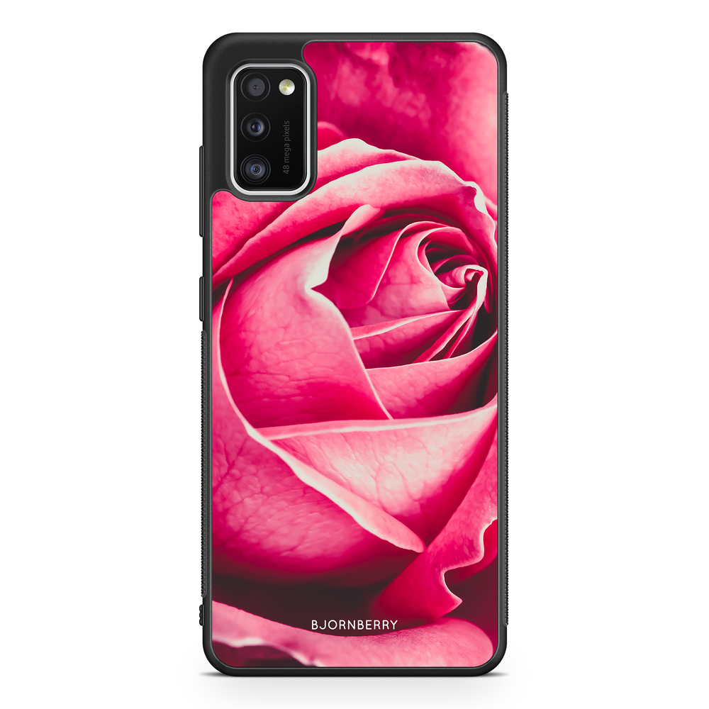 Samsung Galaxy A41 Case - Red Rose