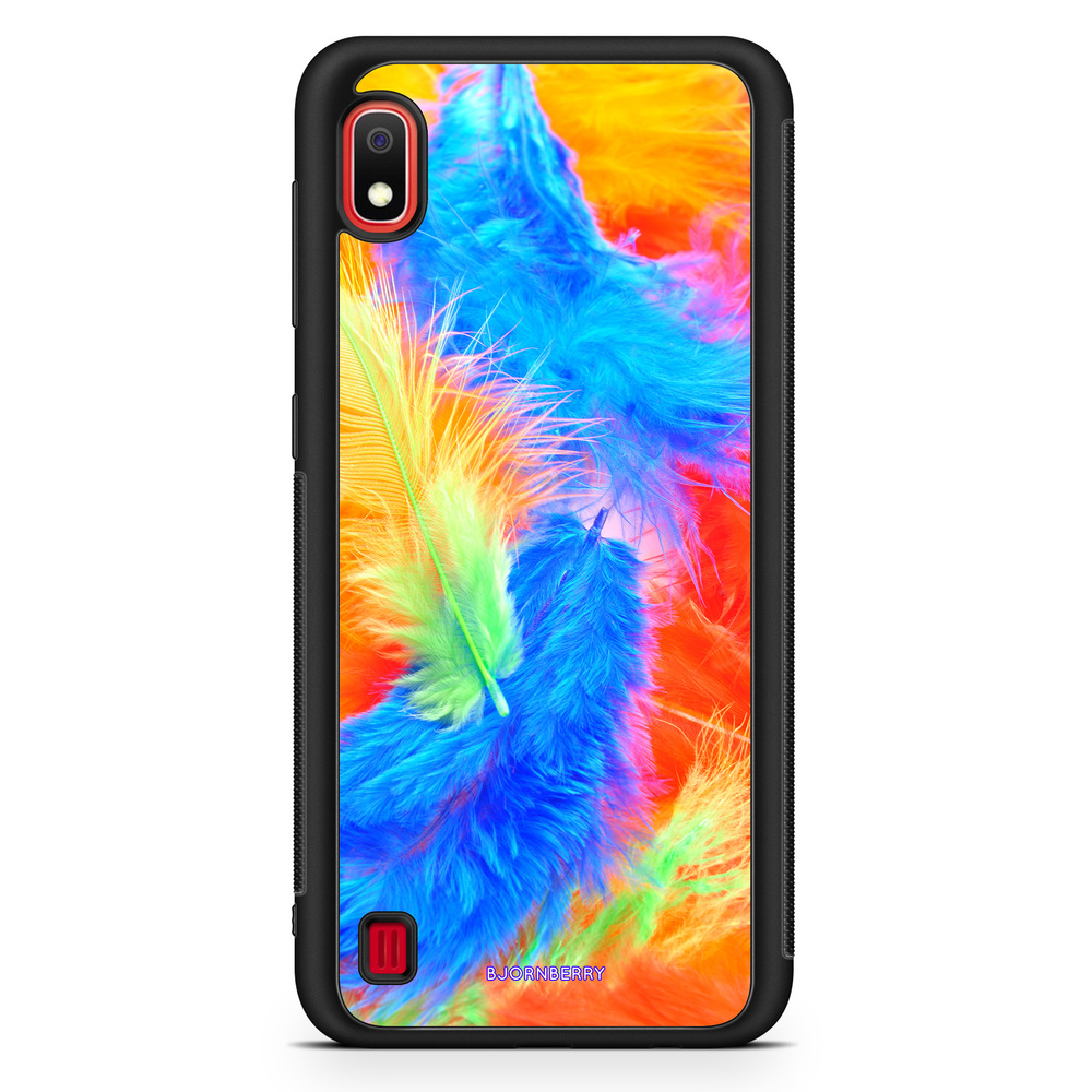 Samsung Galaxy A10 Case - Easter Feathers