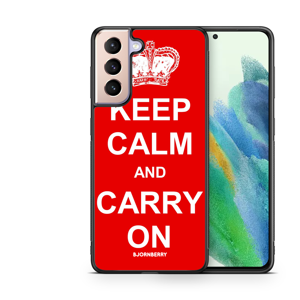 Samsung Galaxy S21 FE 5G Case - Keep calm carry on