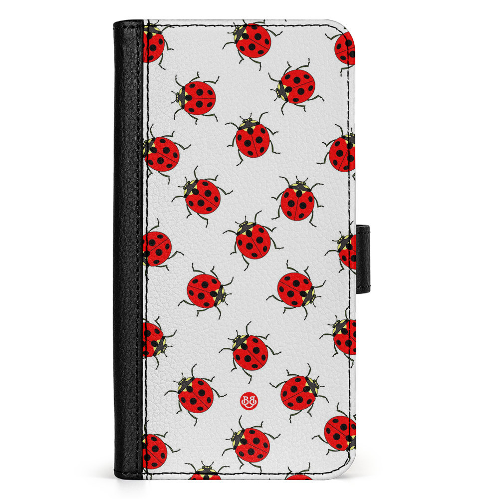 Samsung Galaxy A55 Wallet Case - Ladybugs