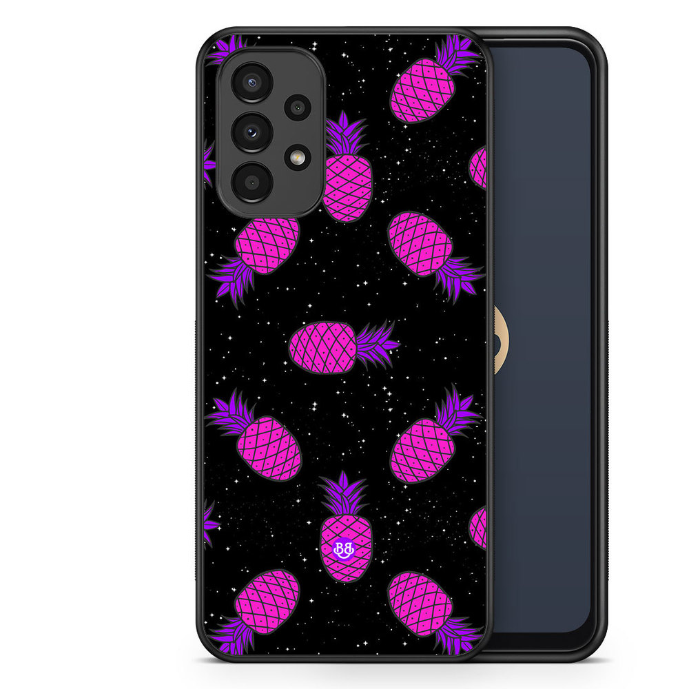 Samsung Galaxy A13 Case - Space Pineapple