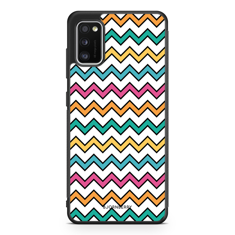 Samsung Galaxy A41 Case - Chevron Pattern