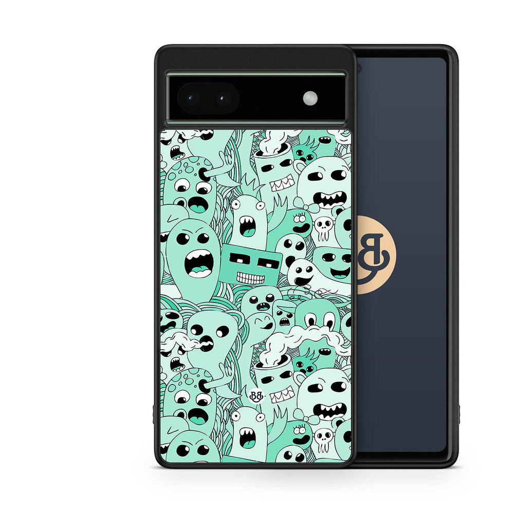 Google Pixel 6a Case - Spökmönster