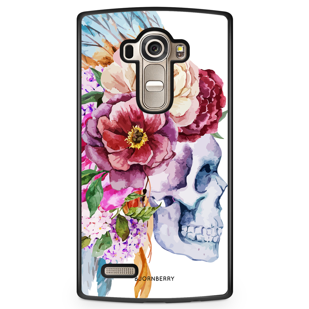 LG G4 Case - Skull & Flowers