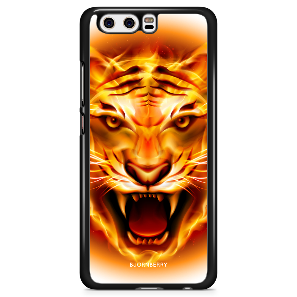 Huawei P10 Case - Flames Tiger