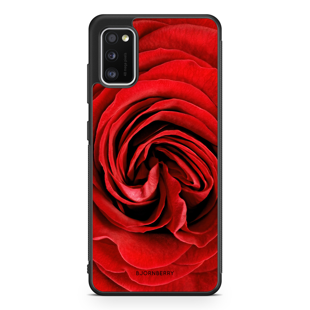 Samsung Galaxy A41 Case - Red Rose