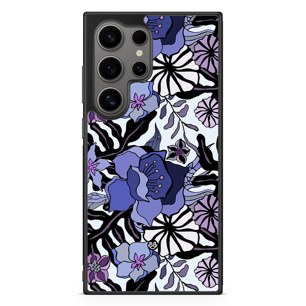 Samsung Galaxy S24 Ultra Case - Purple Flowers