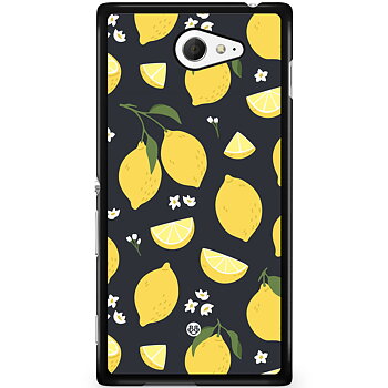 Sony Xperia M2 Aqua Skal - Citroner
