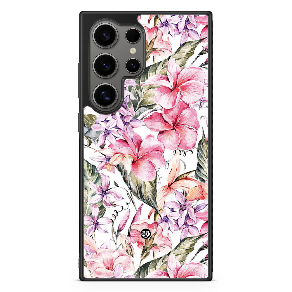 Samsung Galaxy S24 Ultra Skal - Vattenfärg Blommor