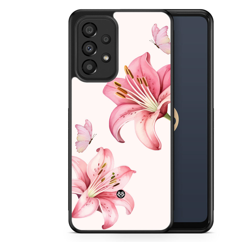Samsung Galaxy A33 5G Case - WILD BLOOM - Pink Lily