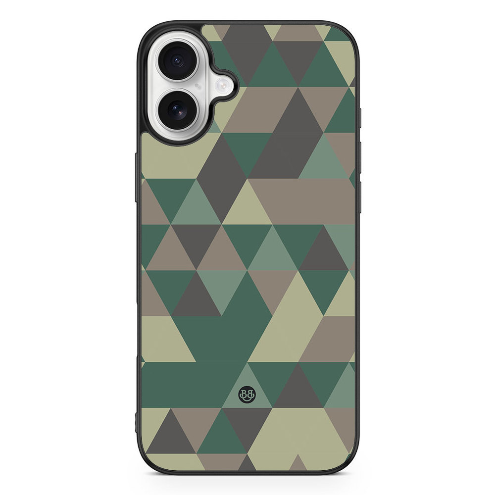 iPhone 16 Plus Case - Camo Triangle