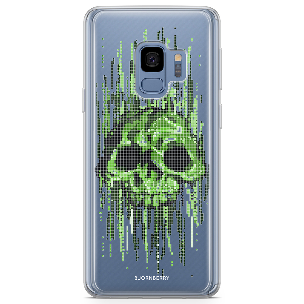 Samsung Galaxy S9 Fashion Case - Data Virus Skull