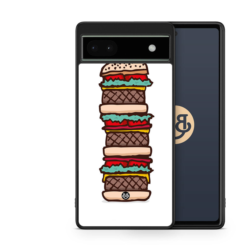Google Pixel 6a Case - Gigantisk Hamburgare