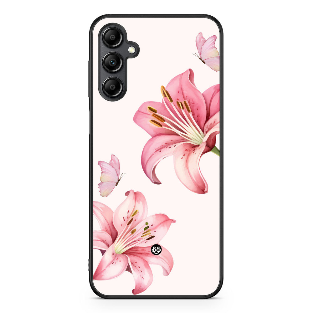 Samsung Galaxy A14 4G/5G Case - WILD BLOOM - Pink Lily