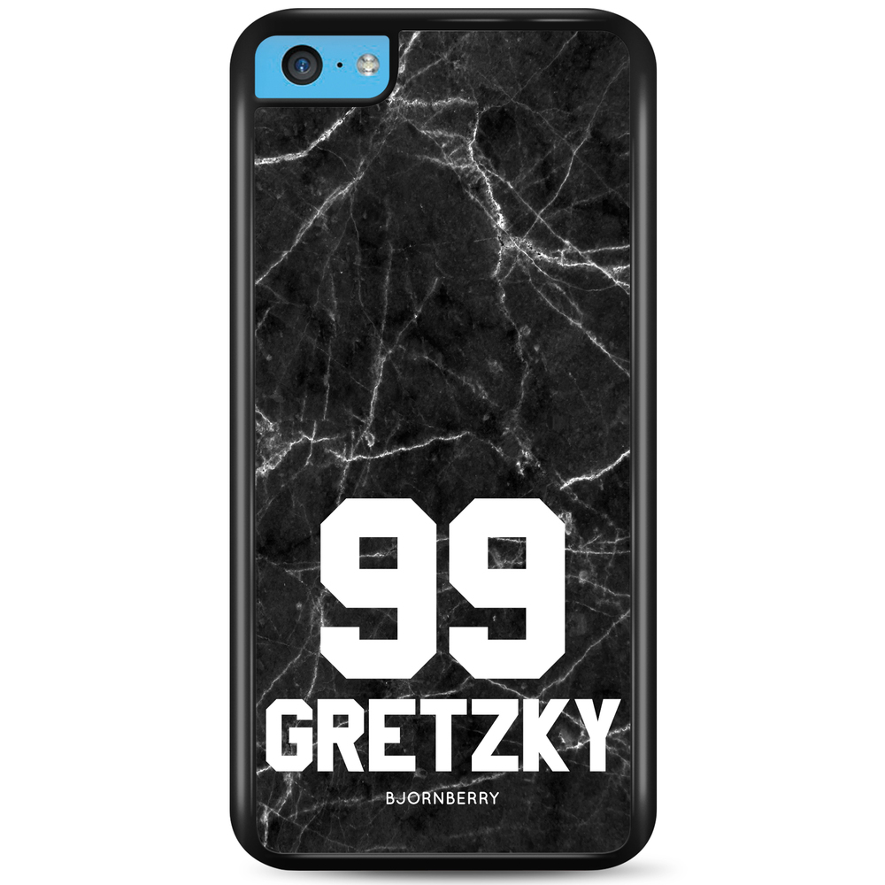 iPhone 5C Case Custom - Black Marble Number