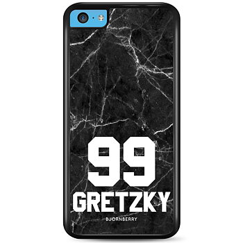 iPhone 5C Case Custom - Black Marble Number