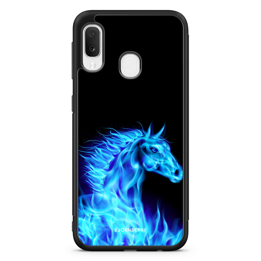 Samsung Galaxy A20e Case - Flames Horse