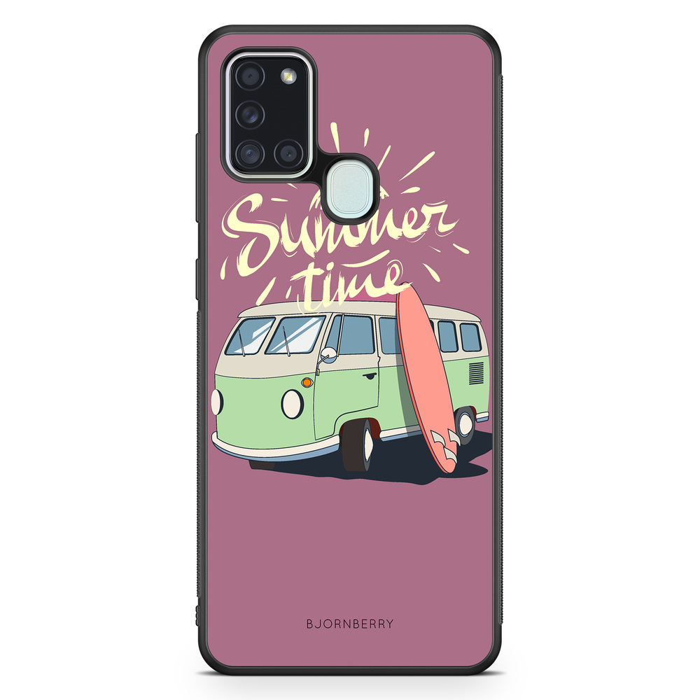 Samsung Galaxy A21s Case - Summer Van (Pink)
