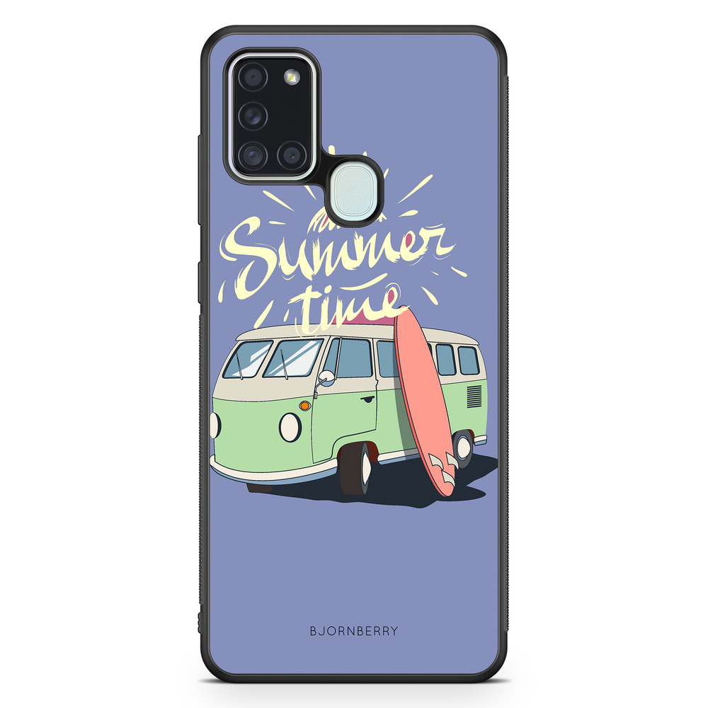 Samsung Galaxy A21s Case - Summer Van (Blue)