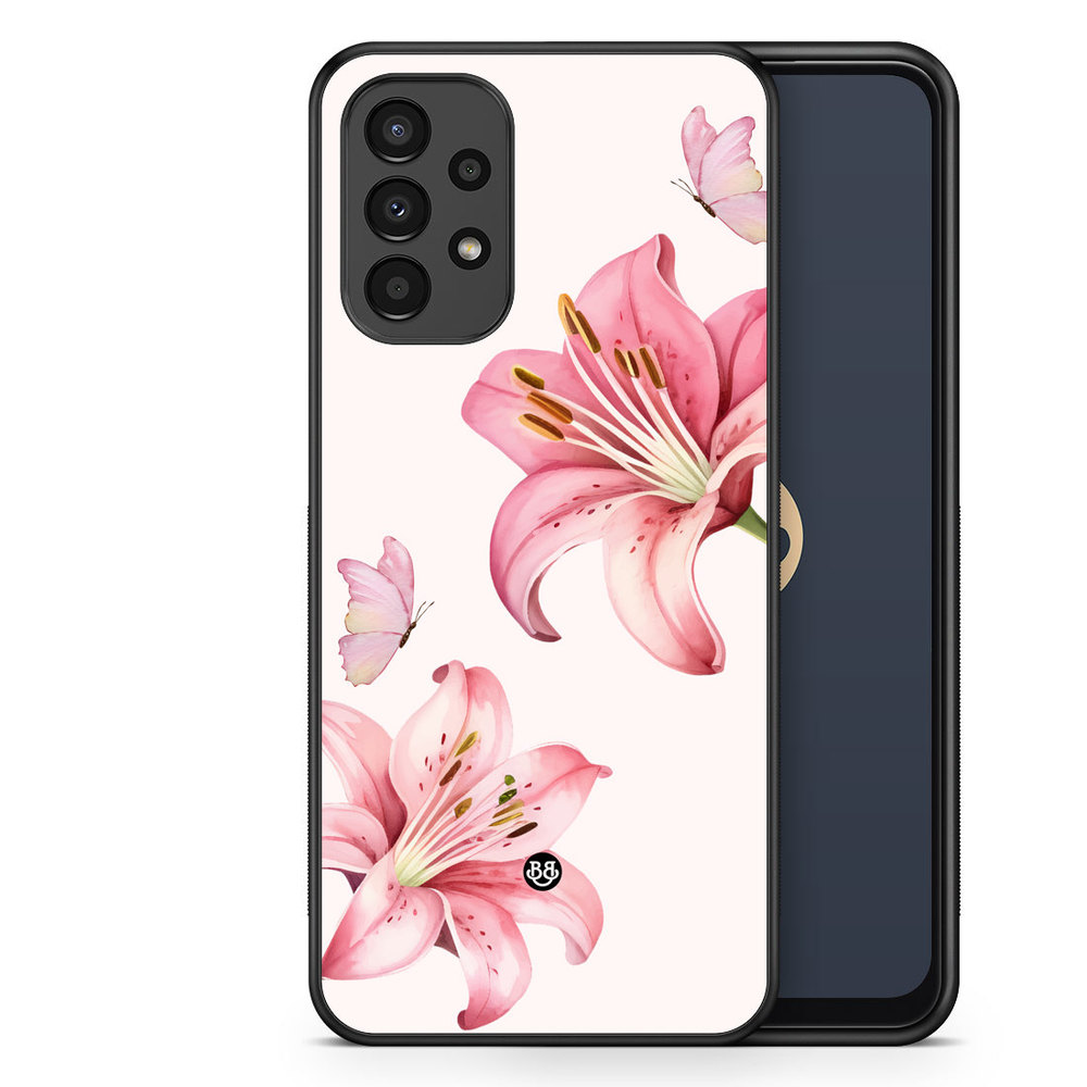Samsung Galaxy A13 Case - WILD BLOOM - Pink Lily