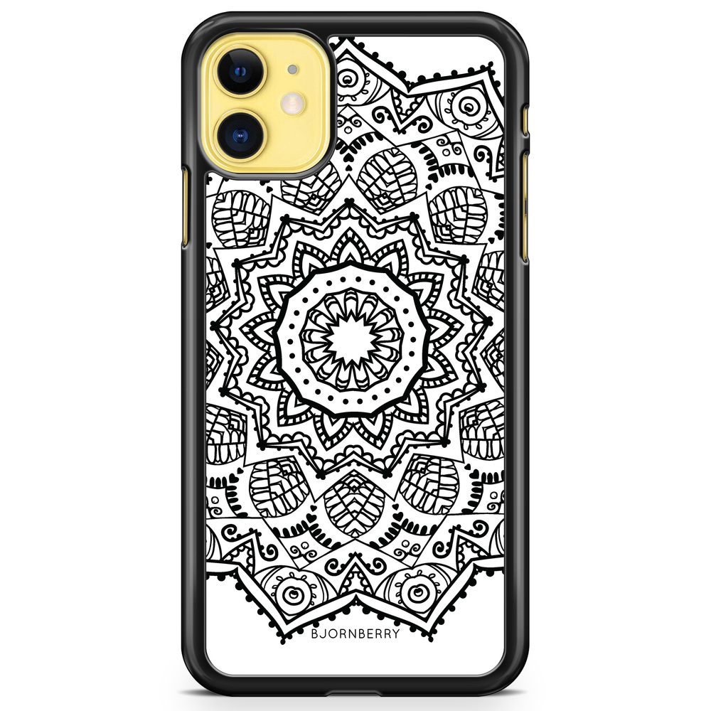 iPhone 11 Case - Black Mandala