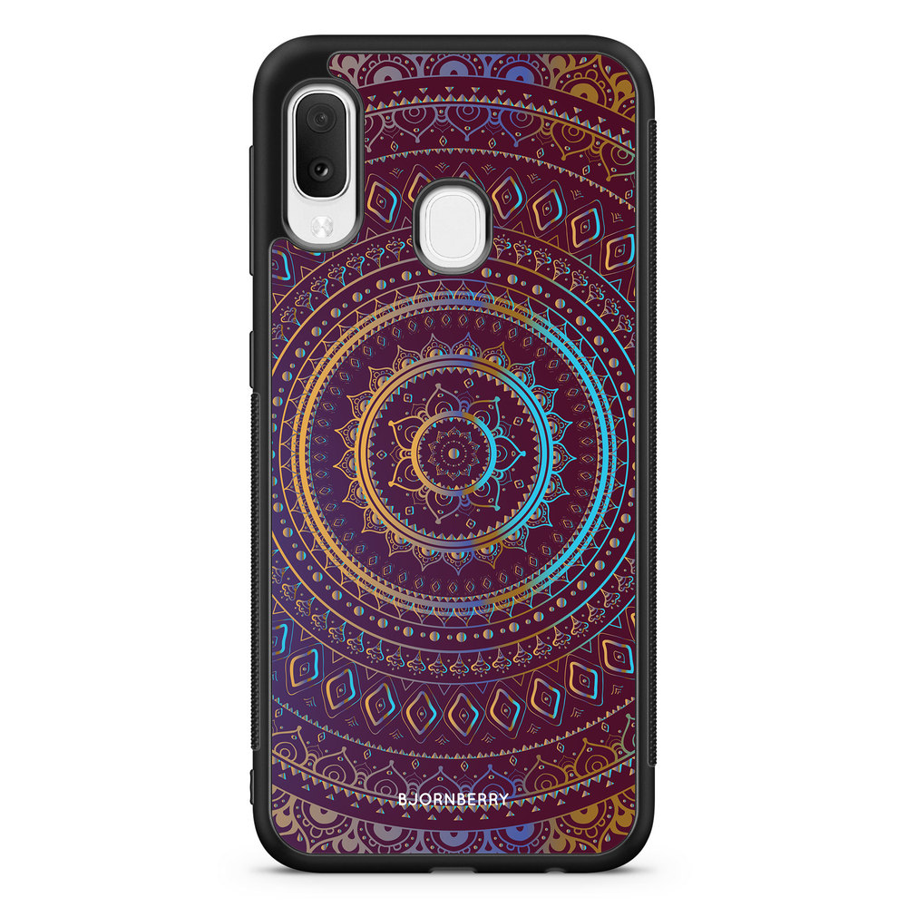 Samsung Galaxy A20e Case - Purple Mandala