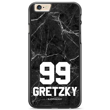iPhone 6/6s Skal Custom - Svart Marmor Nummer