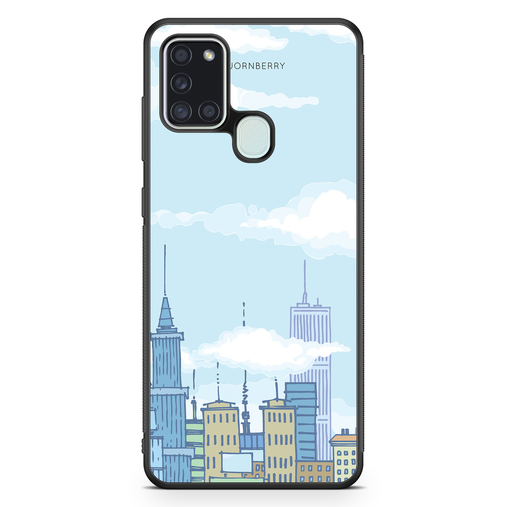 Samsung Galaxy A21s Case - Cartoon Skyline