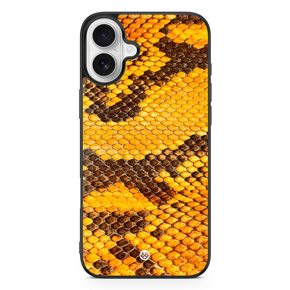 iPhone 16 Plus Case - Yellow Snake
