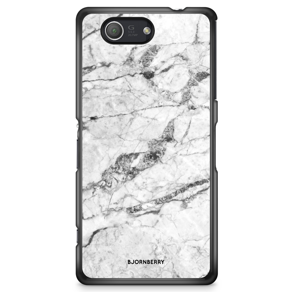 Sony Xperia Z3 Compact Case - White Marble