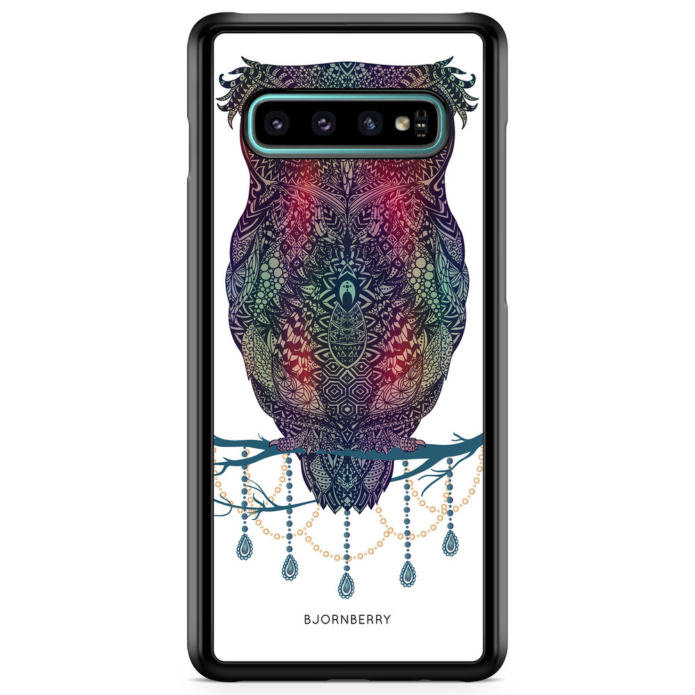 Samsung Galaxy S10 Plus Case - Mandala Owl