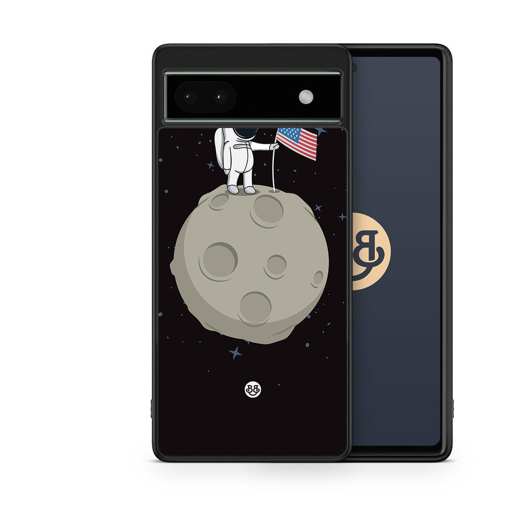 Google Pixel 6a Case - Walk on the moon